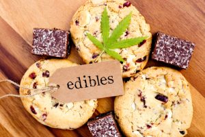 Photo of edible cannabis products - i.e. cookies